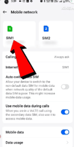 4G Phone men 5G network