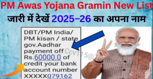 PM Awas Yojana Gramin New List