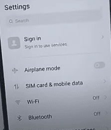 Mobile Switch off