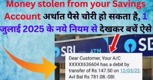 Money stolen from your Savings Account